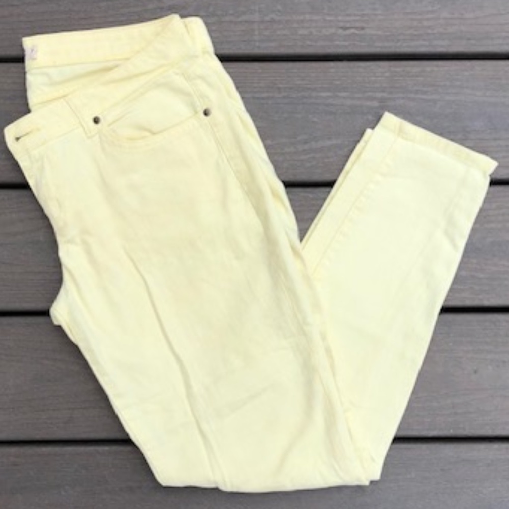 Life In Progress Yellow Jeans Sz 28